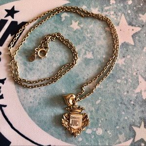 Juicy Couture Jewelry - Juicy Couture Long 28” Gold Crest Pendant Necklace Juicy Couture Jewelry - Juicy Couture Long 28” Gold Crest Pendant Necklace